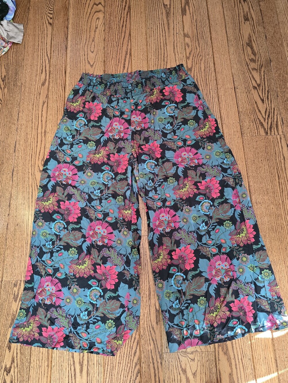 Sundance Girls Floral Pajama Pants - Black, Pink, Blue, Green 2XL